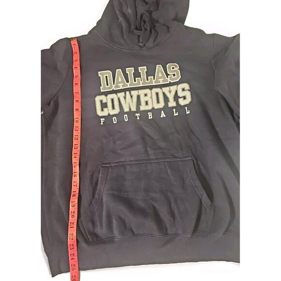 Cowboys Her Style Dallas Cowboys Hoodie Sweatshirt Women’s L Navy Blue Pouch - Picture 7 of 9